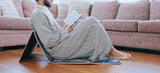 Soft Back Rest Foldable Prayer Mat Salat Musallah (Dark Maroon)