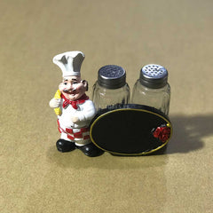French Chef Salt &amp; Pepper Cart,Holder