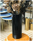 Glass Base Antique Artificial Decor Flowers