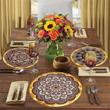 6-Pcs Round Placement Mats