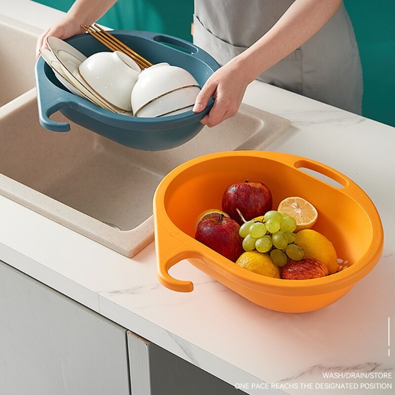 Household Kitchen Wash Fruit Vegetable Basket