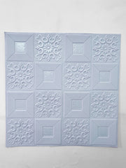 3D Foam Brick Wall Sheet Pack of 4 (Floral Style)