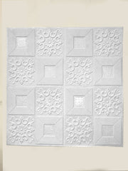 3D Foam Brick Wall Sheet Pack of 4 (Floral Style)