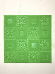 3D Foam Brick Wall Sheet Pack of 4 (Floral Style)