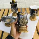 Luxurious Washroom Set Bath Utensils