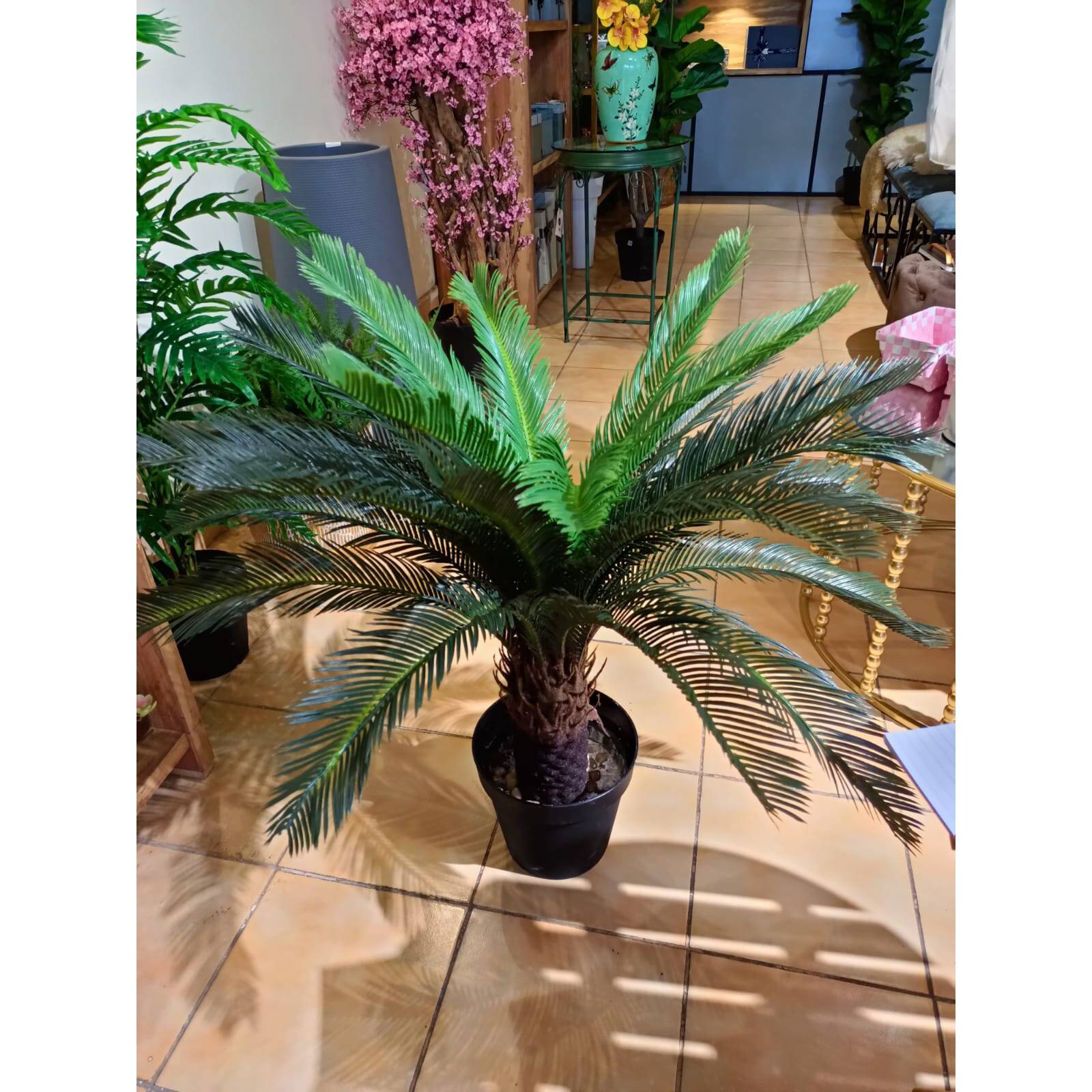 Nearly Natural Cycas Artificial Tree, Resistant (Indoor/Outdoor)