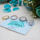 Pack of 4 Ring Bands Beautiful Classy Design 894021