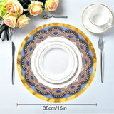 6-Pcs Round Placement Mats