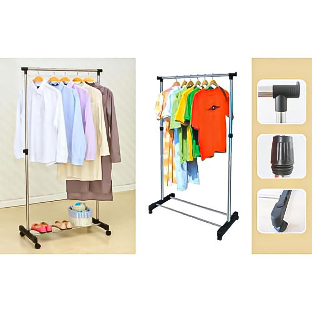 Single-Pole Clothes Hanger Stainless Steel(big)