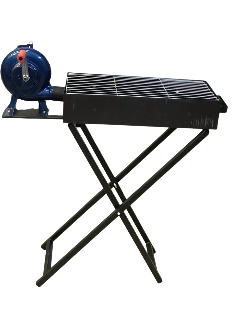 Small Size Charcoal BBQ Grill with Fan Integration