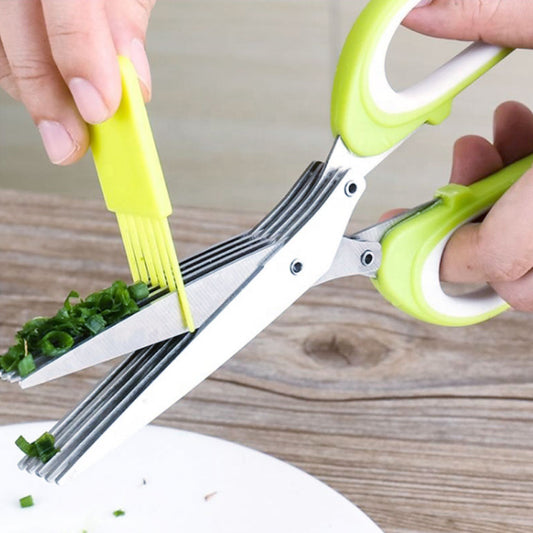Vegetable Scissor With Cleaning Brush