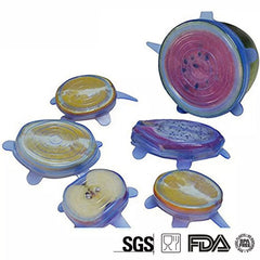 Silicone Lids Reusable Airtight Food Wrap