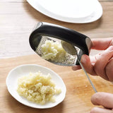 Stainless Steel PP Garlic Press Kitchen Hand Tools