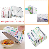 Foldable Insulated Food Cover With Aluminum Foil