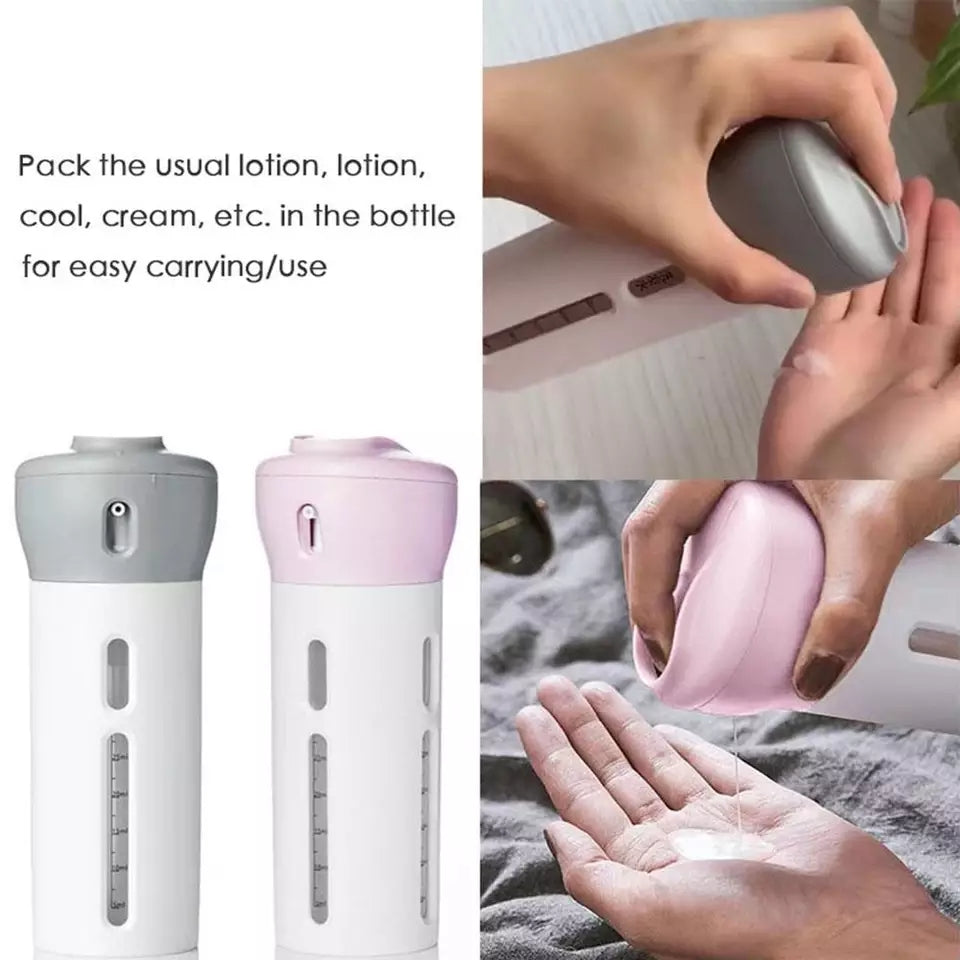 4 In 1 Portable Lotion Dispenser Bottle Set Portable