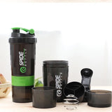 BPA Free Portable Protein Powder Fitness Sports Shaker Bottle