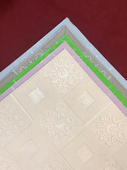 3D Foam Brick Wall Sheet Pack of 4 (Floral Style)