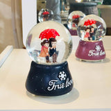 Musical Crystal Couple Snow Globe