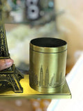 Metal Eiffel Tower Tin Pen Holder