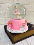Revolving Crystal Snow Globe With LED Light