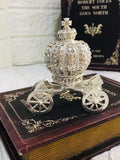 Metal Crown Figurines jewelry Storage