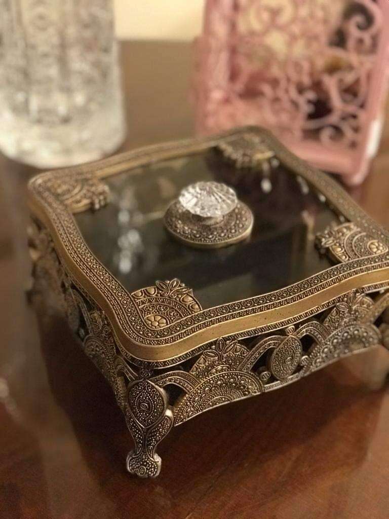 Antique Vintage Jewelry Box