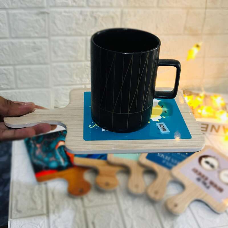 Ceramic Mamo-Pad Ream Shape Tea Coaster