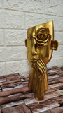 Table Decor Golden Statue
