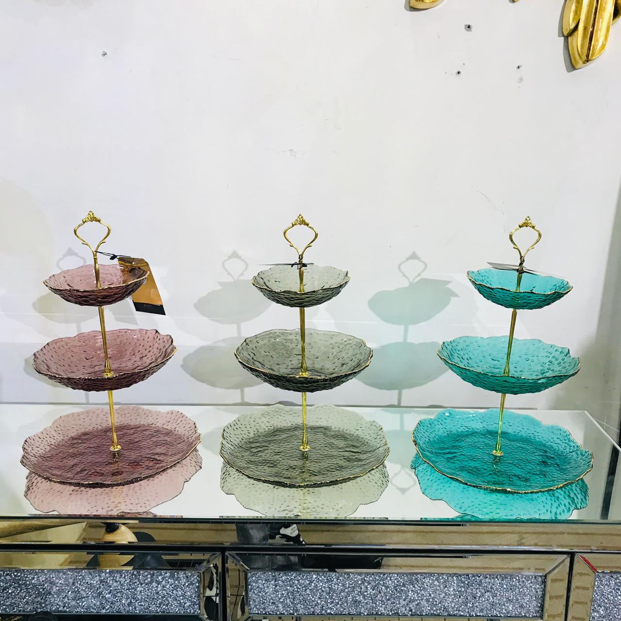 3 Tiers Pastry Cake Serving Tray
