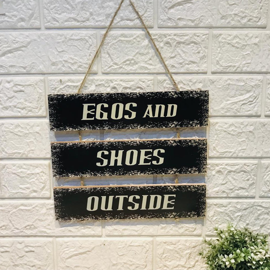 Household Wooden Wall Sign