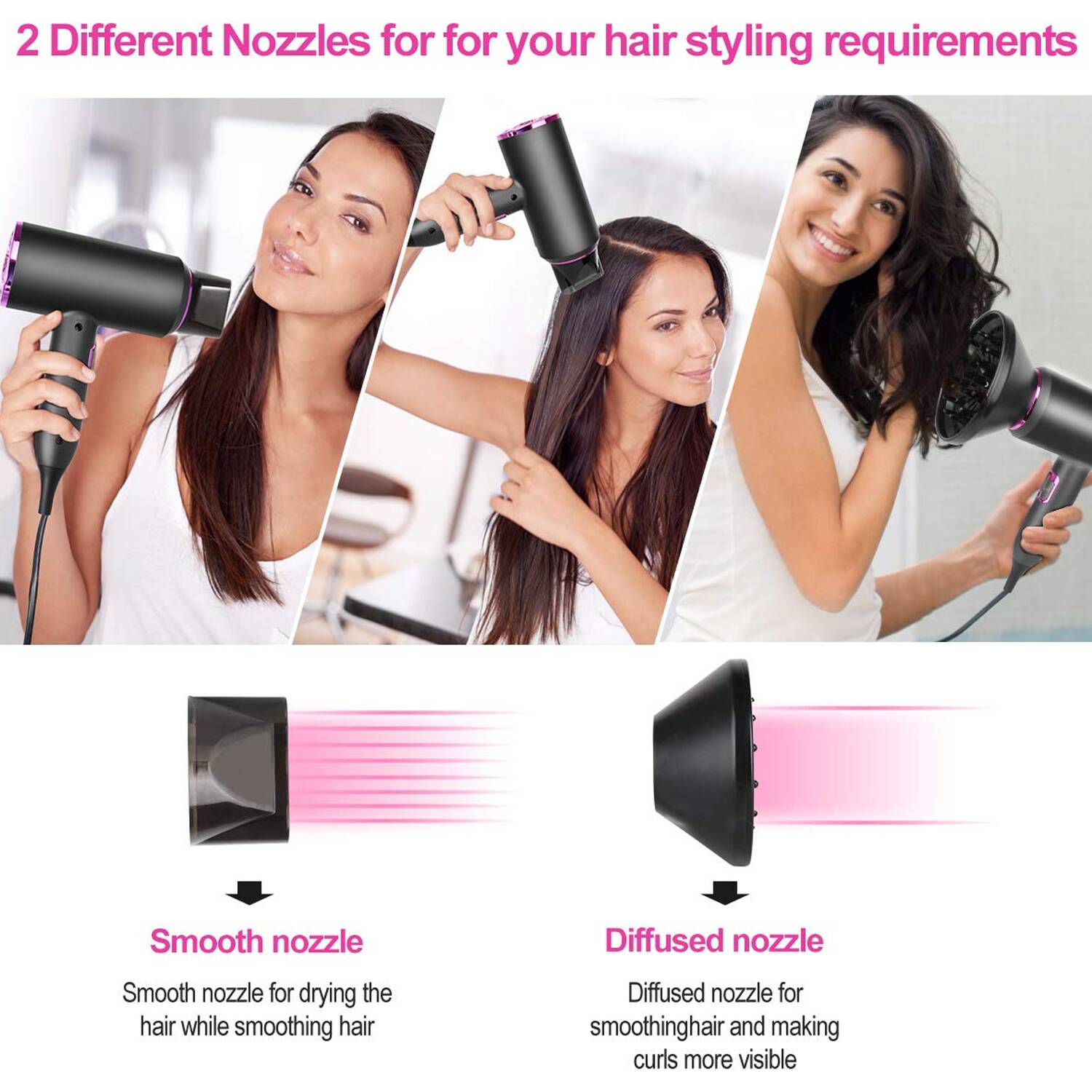 Skey Healthy Hair Dryer &amp; Hair Defuser for hair curling