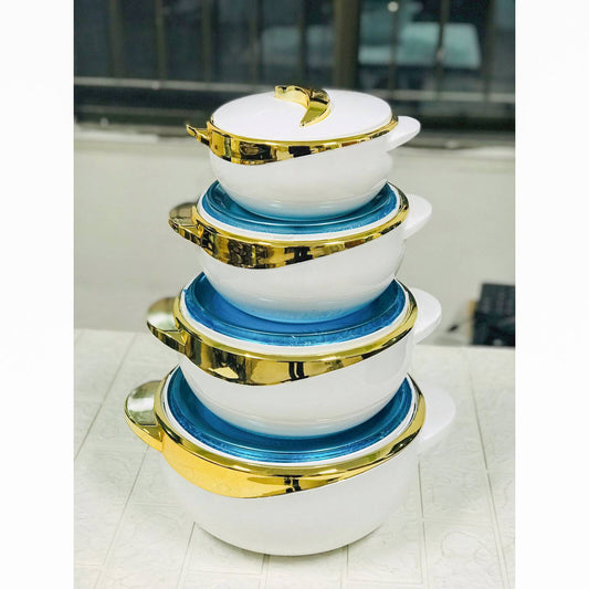 High Quality Thermal Insulated Hot Pot (White)