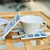Square Ceramic Tea Cup Coaster