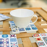 Square Ceramic Tea Cup Coaster