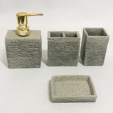 Luxury 4 Pcs Stone Type Bath Set
