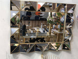 triangle cut Elegent style Wall mirror