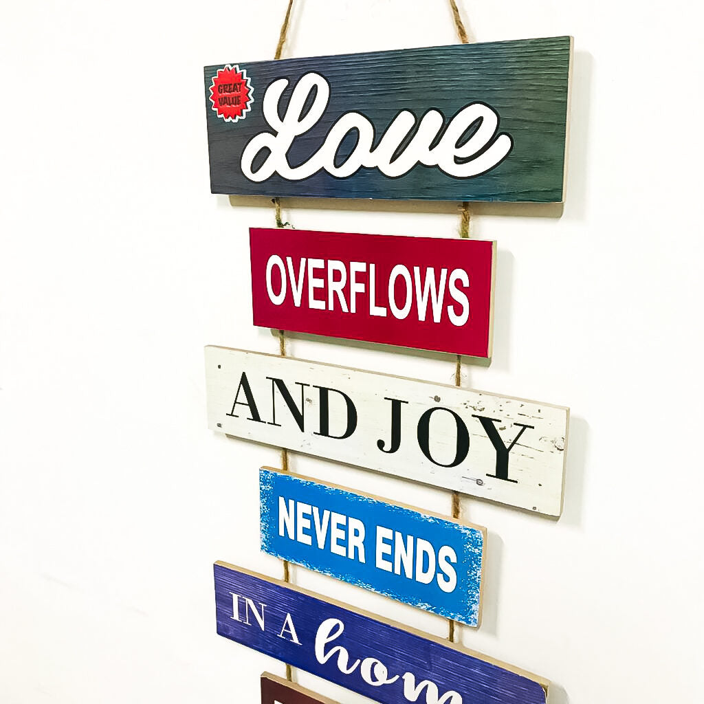 Love Wooden Wall Signs