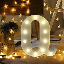 Led Battery Operated Alphabets