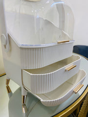 Portable Cosmetics Organizer Display Box
