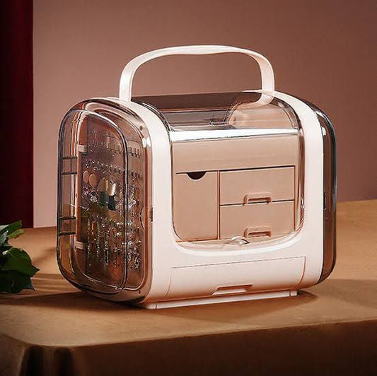 Eurpeon Style Jewelry Storage Organizer Case(pink)
