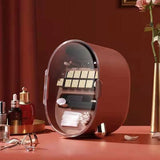 Cosmetics & Lipstick Storage and Organizer(Red)