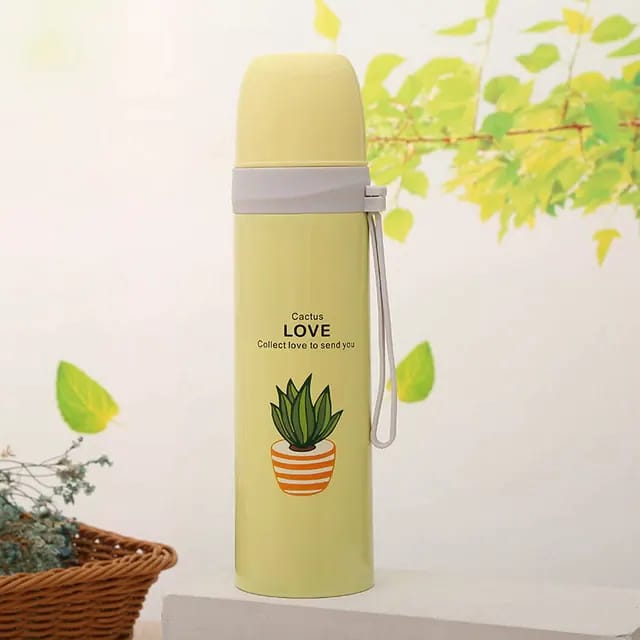 500 ML Stainless Steel Water Bottle(yellow)