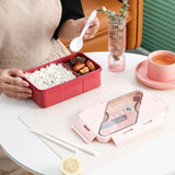 Rectangle Lunch box (Pink)