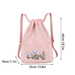 Travel Drawstring Bag (Pink)