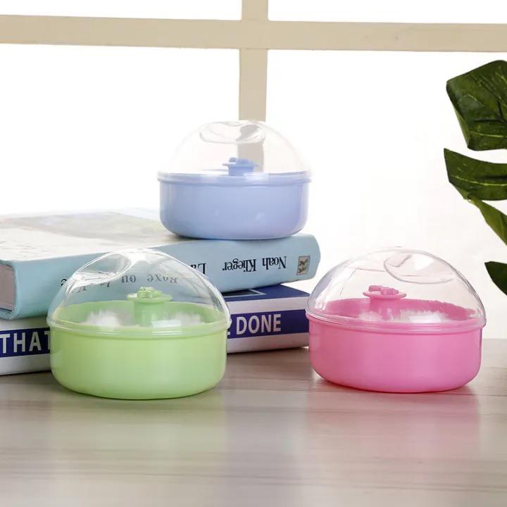 Baby Soft Face Body Powder Puff Box