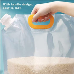 Resealable Large-Capacity Grain Storage Bag