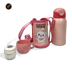 Children Stainless Steel Water Bottle with Pouch