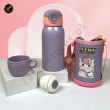 Children Stainless Steel Water Bottle with Pouch