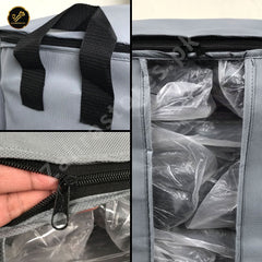 120GSM Cloth Storage Bags Pack of 4 (LIGHT GREY)