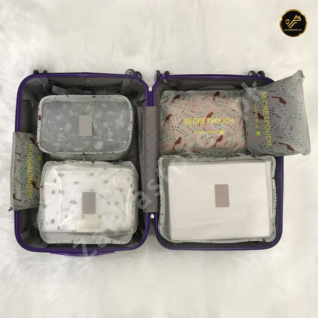 6 in 1 Foldable Travel Organizer Bag Set Travel Packing Luggage Organi –  Tupper House